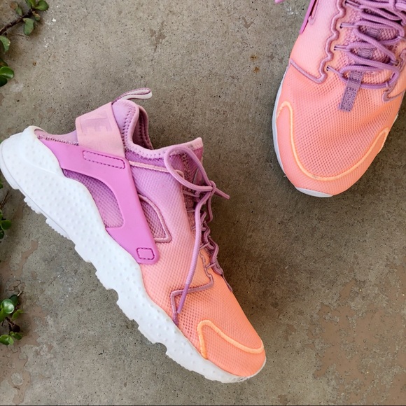 Nike Shoes - Nike Air Huarache Run Ultra Sunset Glow Sneakers